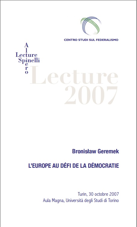 Lecture Geremek cover fr